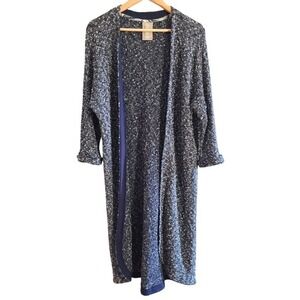 Dolan Left Coast Navy Marl 3/4‎ Sleeve Oak Street Duster Cardigan Medium